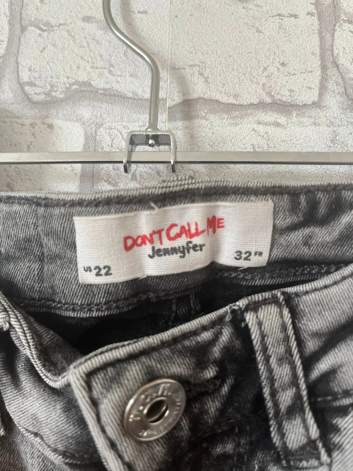Jeans skinny cinza lavado Jennyfer - Tamanho 32 - Estilo tendência destruído – photo 3